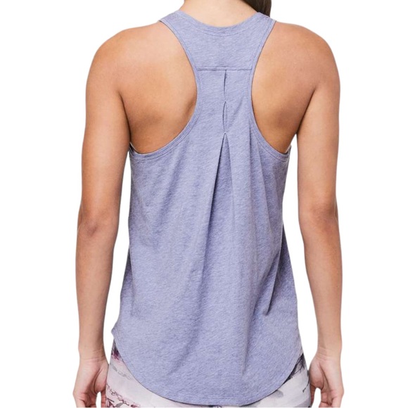 Lululemon Love Tank Pleated in Heathered Solar Purple size 4 - Picture 1 of 8